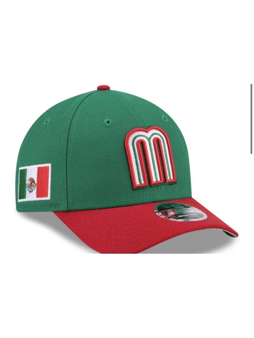 Mexico Fitted Hat M-Crown Youth New Era 59FIFTY World Baseball Classic NWT - Picture 1 of 9